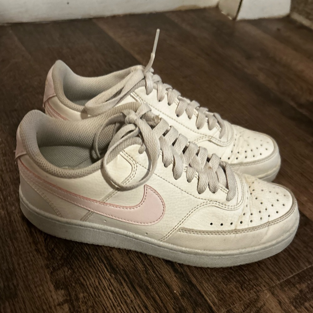 Nike Women's Court Vision Low Phantom Light Soft Pink Sneakers